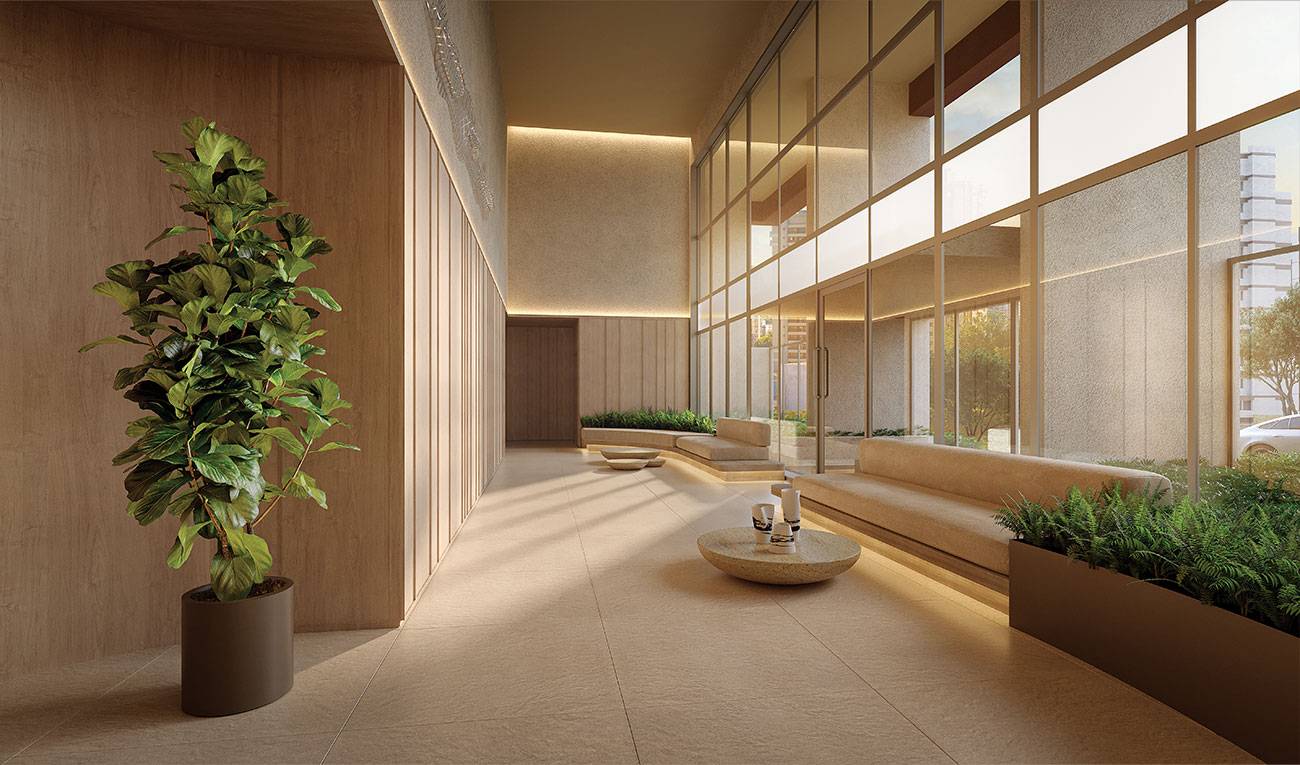 Perspectiva Ilustrada do Lobby