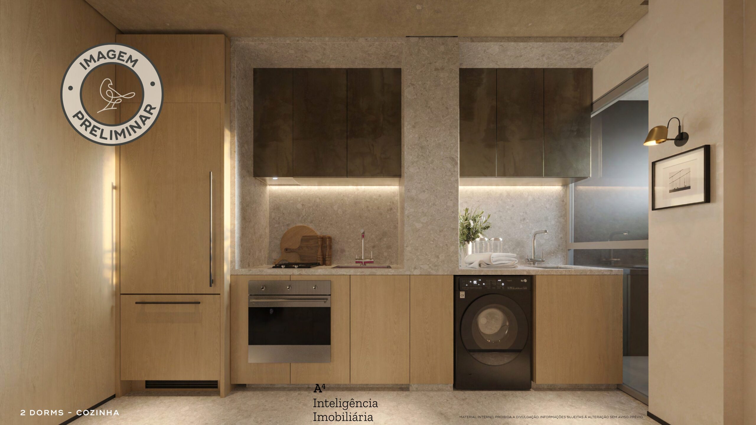 2 dorms cozinha